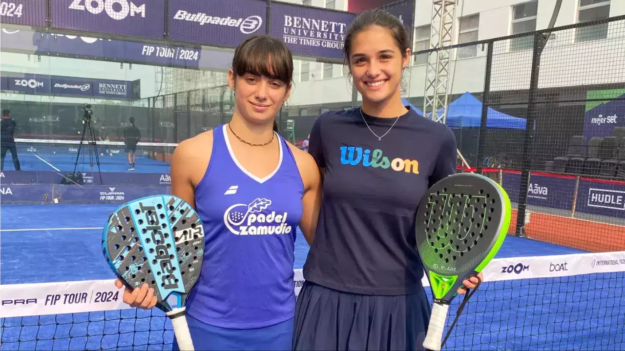 Ainize Santamaria Landa-Aitana Solan Domenech vs Jenai Sanghai-Vaibhavi Deshmukh: Landa-Domenech Win In Straight Sets At FIP Promotion India Padel Open