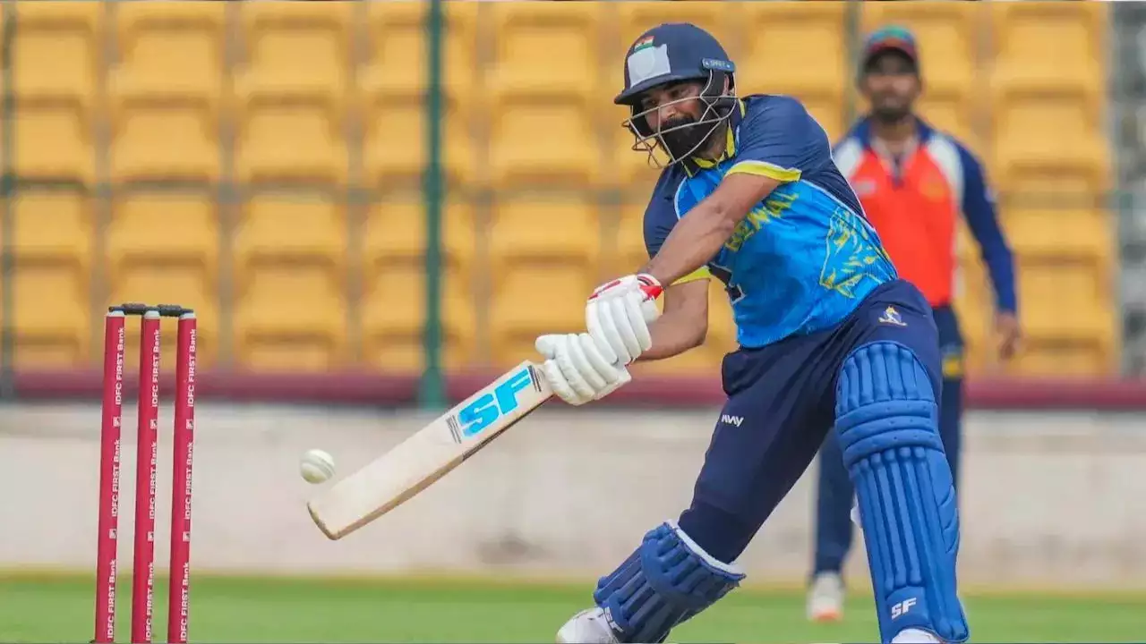 Mohammed Shami Sends Ajit Agarkar Champions Trophy Reminder, Pulls Off Cameo With Bat In Vijay Hazare Trophy