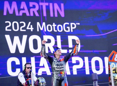 Martin wins first MotoGP world championship