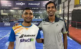 Nikhil Sai Kodali, Adit Patel vs Famaz Shanavas and Austin Varghese: Shanavas and Varghese Power Through to Next Round Of FIP Promotion India Padel Open