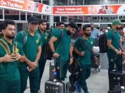 Pakistan cricket team reach Zimbabwe for white-ball series