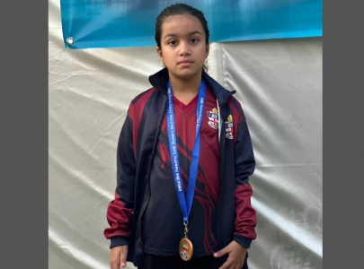 Seven-year-old Shanaya Vawda wins Bronze at 30th Palmolive Sindh Women’s Swimming Championship 2024