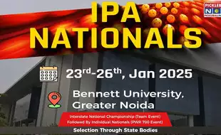 Good News For Indian Pickleball Players! Bennett University To Host IPA Nationals From January 23-26