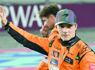 Piastri wins Qatar sprint in McLaren one-two