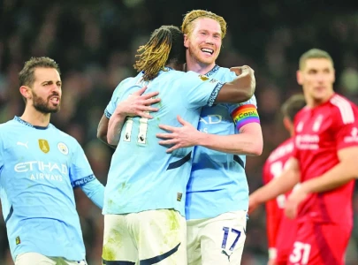 De Bruyne ends Man City's winless streak