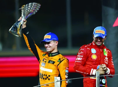 Norris wins in Abu Dhabi Grand Prix