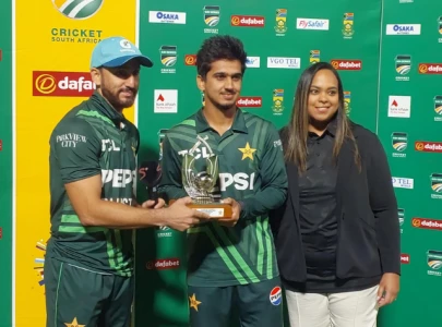 Salman Agha shares 'Man of the Match' award with Saim Ayub in heartfelt gesture