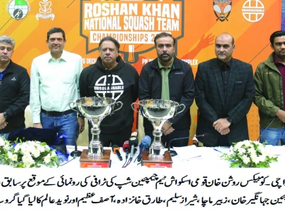 Combaxx Roshan Khan National Team Squash begins today