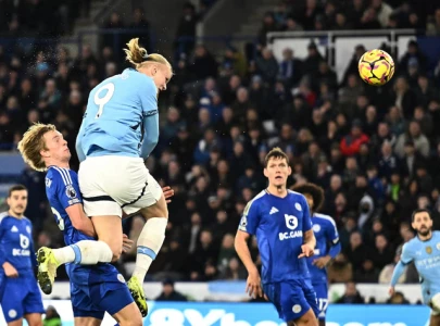 City end 8-game away winless streak with 2-0 victory at Leicester