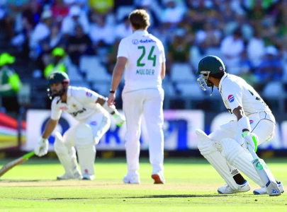 SA in driving seat at 2nd Pak Test