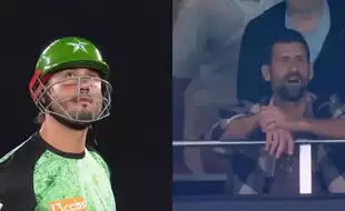 Novak Djokovic Gobsmacked By Marcus Stoinis' Huge Hit In Big Bash League, Video Goes Viral