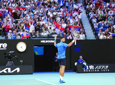 Fired-up Djokovic sends Melbourne warning