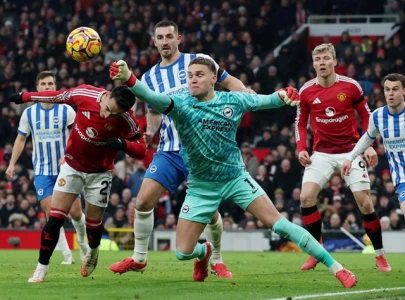 Man United booed off after 3-1 loss to Brighton