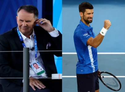 Tony Jones apologises to Novak Djokovic over on-air offensive comments