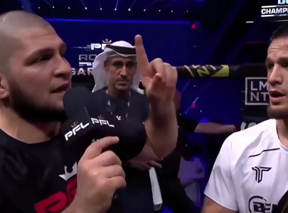 Watch: Khabib Nurmagomedov praises Ireland’s support for Palestine after cousin's victory