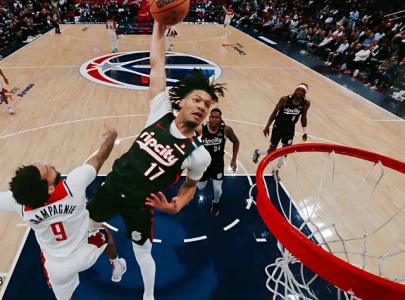 Watch: Shaedon Sharpe's dunk-of-the-year against Wizards